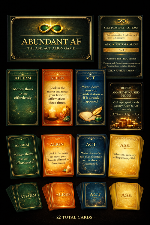 The Ask • Act • Align Card Game